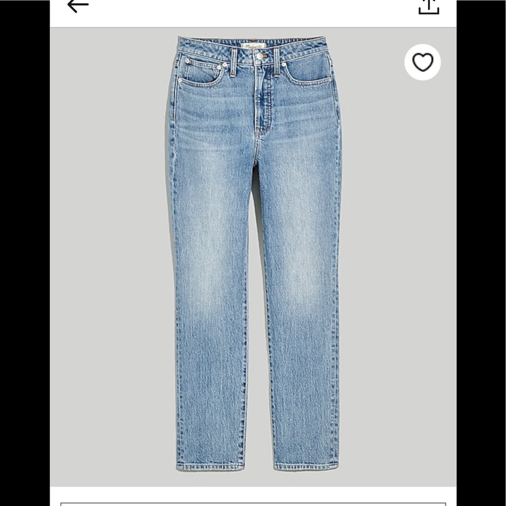 Madewell Curvy Perfect Jean